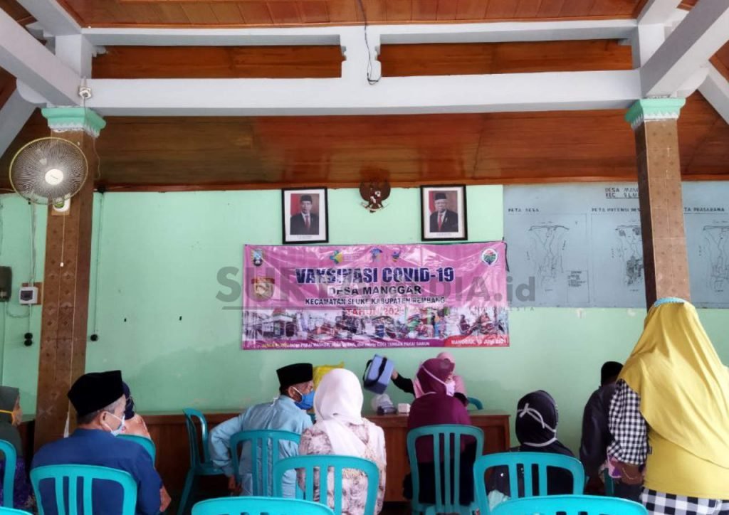 PEMKAB REMBANG GELAR VAKSINASI DI KECAMATAN SLUKE