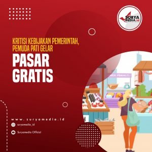 Kritisi Kebijakan Pemerintah, Pemuda Pati Gelar Pasar Gratis