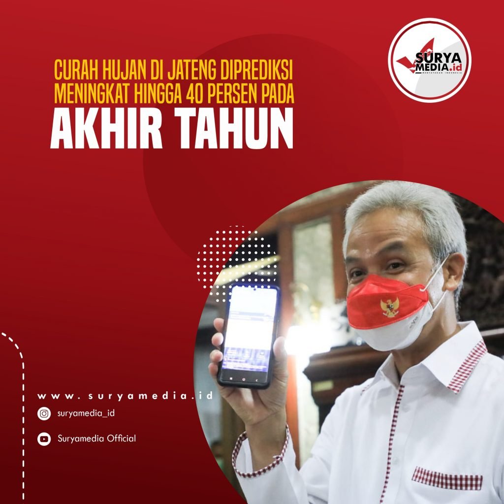 Curah Hujan di Jateng Diprediksi Meningkat Hingga 40 Persen Pada Akhir Tahun