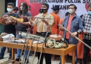 Rugikan Miliaran Rupiah, Komplotan Pencuri Kelapa Sawit Diamankan