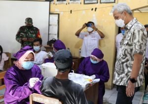 Ganjar Dorong Percepatan Vaksinasi di Grobogan