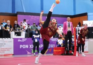 Medali Emas Berhasil Diraih Tim Sepak Takraw Putri Jateng di PON XX Papua