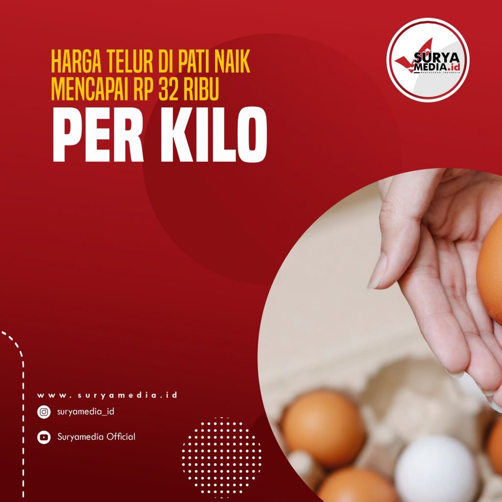 Harga Telur di Pati Naik Mencapai Rp 32 Ribu Per Kilogram