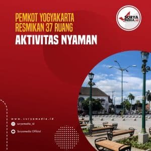 Pemkot Yogyakarta Resmikan 37 Ruang Aktivitas Nyaman