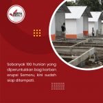 190 Hunian Bagi Korban Erupsi Semeru Siap Ditempati