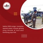 Ribuan Warga Serbu Operasi Pasar Minyak Goreng di Alun-Alun Kembang Joyo