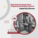 Wali Kota Surabaya Sebut Tingkat Kesembuhan Covid-19 Capai 93,5 Persen