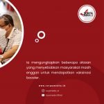 Kesadaran Masyarakat Terhadap Pentingnya Vaksinasi Booster Masih Rendah