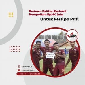 Resimen Patifosi Berhasil Kumpulkan Rp140 Juta untuk Persipa Pati