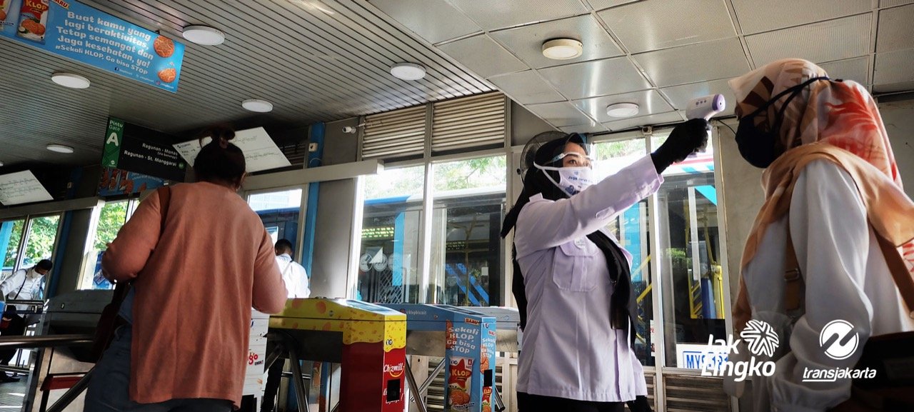 Halte Transjakarta Balai Kota Kembali Dioperasikan