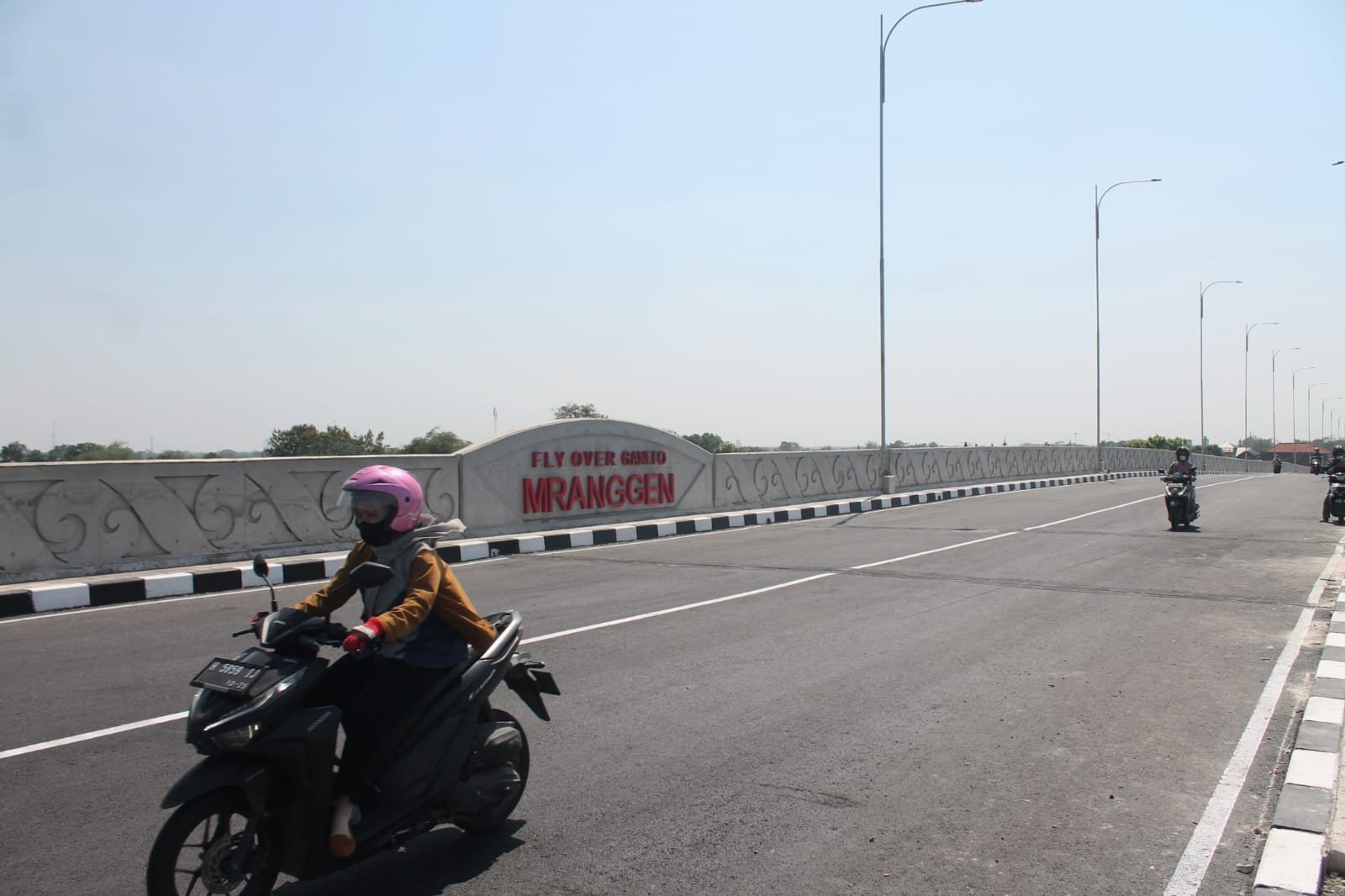 Uji Coba Fly Over Ganefo Mranggen-Demak Hanya Untuk Kendaraan Kecil