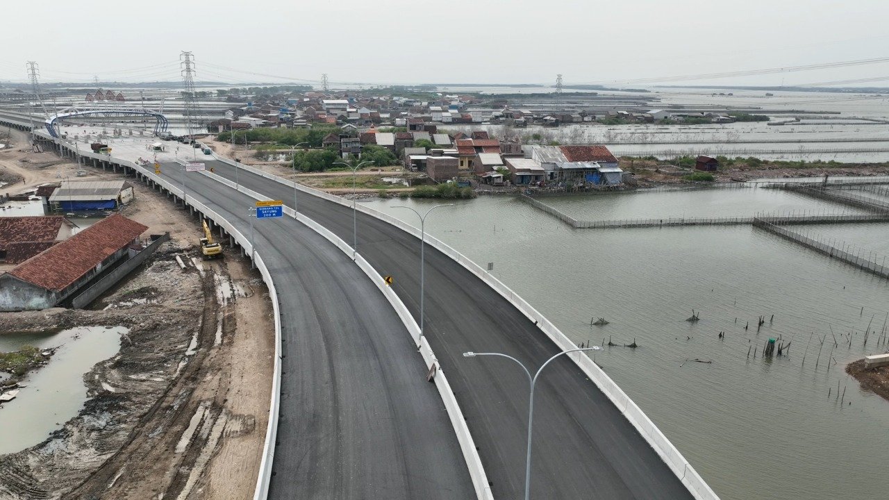 Kontruksi Jalan Tol Semarang-Demak Ditarget Selesai Oktober 2022