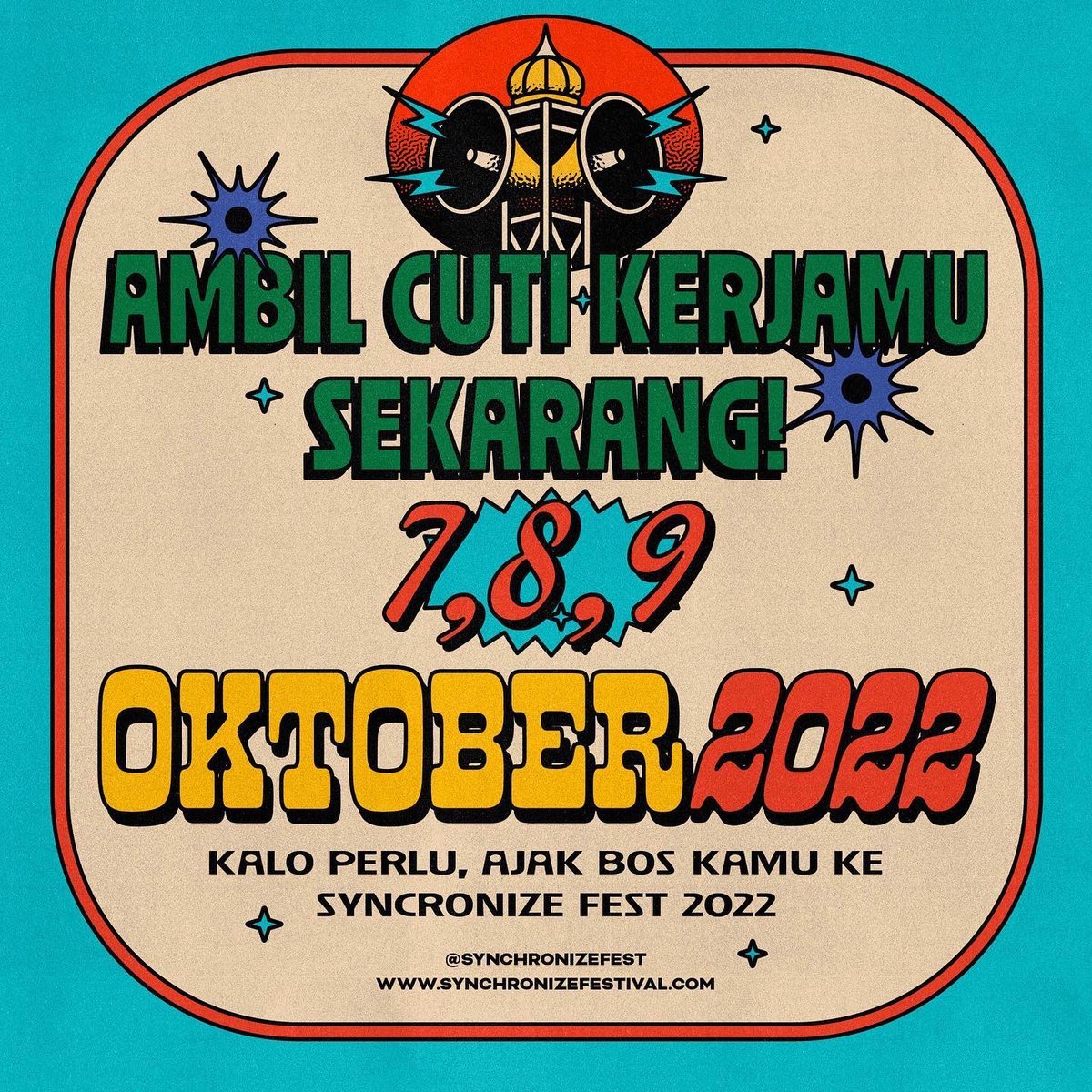 Hari Pertama Synchronize Fest 2022 Diwarnai Hujan Deras