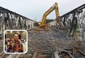 Foto: Suasana Pembangunan Jembatan Juwana (sumber: vind/Suryamedia )