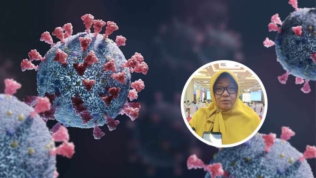 Foto: Ilustrasi gambar virus (Sumber: Freepik)