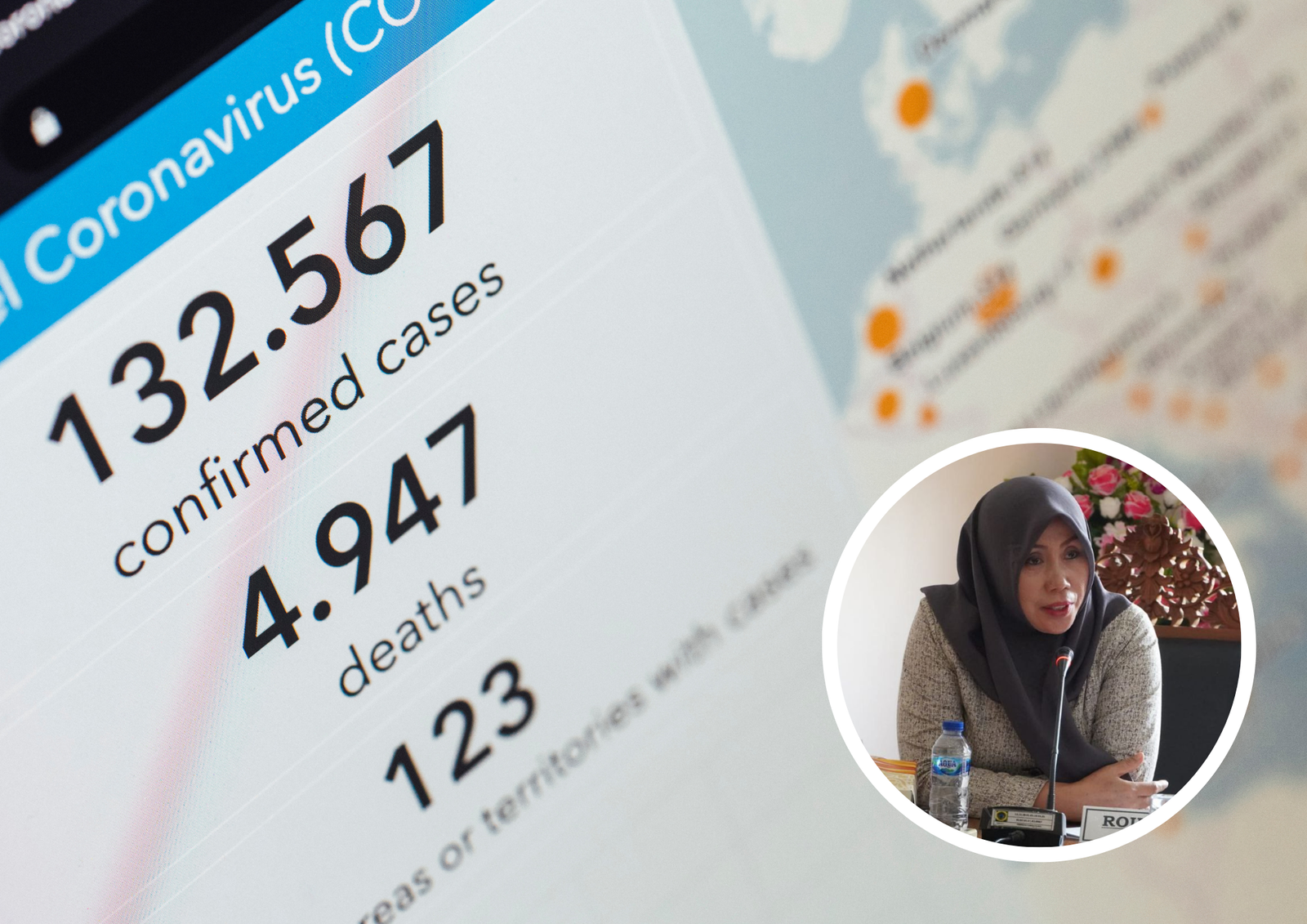 Foto: Ilustrasi kasus Covid-19 yang naik (Sumber: canva)