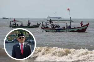 Foto: Ilustrasi nelayan di pesisir Juwana (Sumber: VIND/Suryamedia.id)