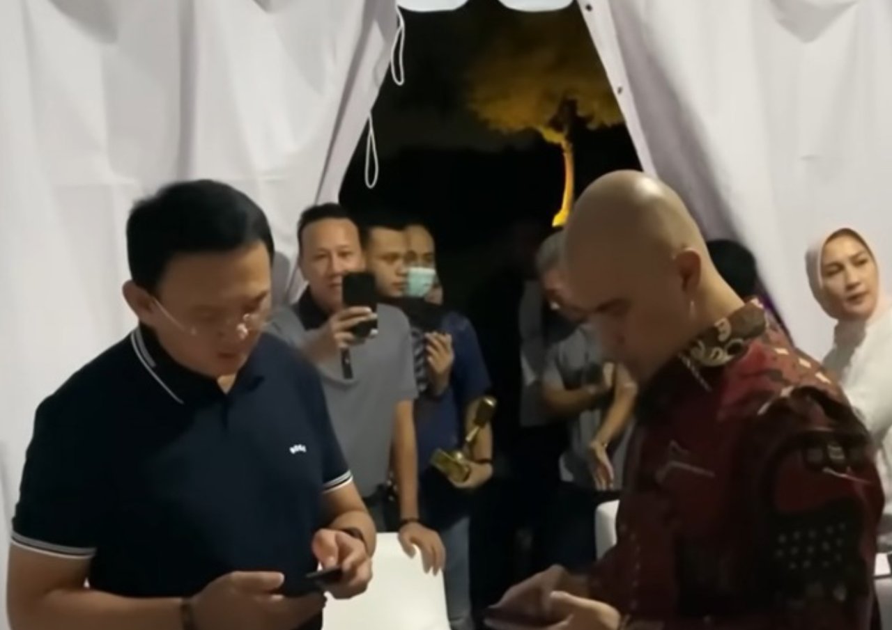 Foto: Pertemuan Ahmad Dhani dan Ahok (Sumber: YouTube)