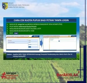 Cek Kuota Pupuk dengan Cara Berikut