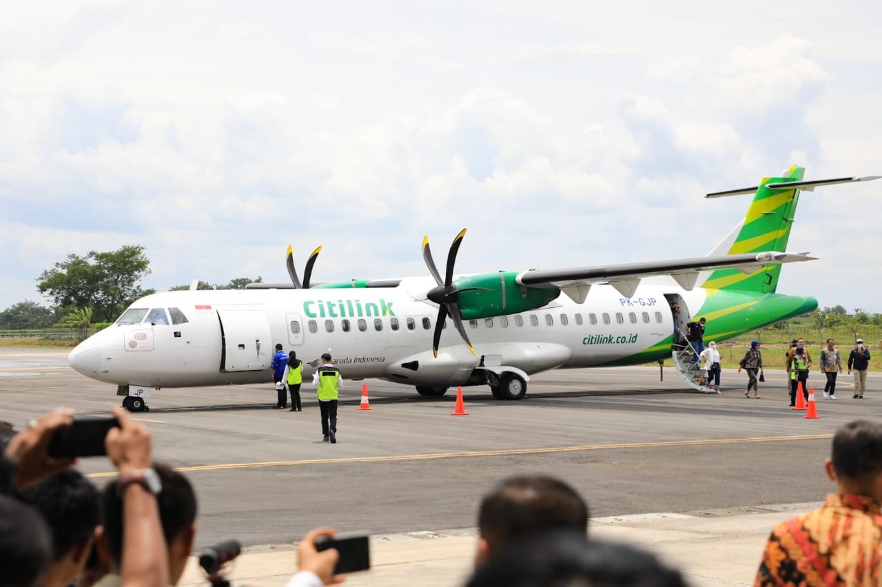 Penerbangan Bandara Ngloram di Blora Resmi Beroperasi Kembali