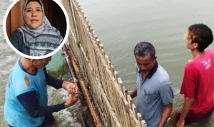 Foto: Banjir di Jakenan disebabkan luapan kali Silugonggo (Sumber: Anwar/Suryamedia)
