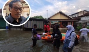 Foto : Ilustrasi Kondisi banjir yang masih terjadi di beberapa wilayah di Kabupaten Pati (Sumber : Suryamedia.id)