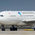 Ban Pesawat Garuda Indonesia Lepas Saat Mendarat di Bandara Tanjungpinang