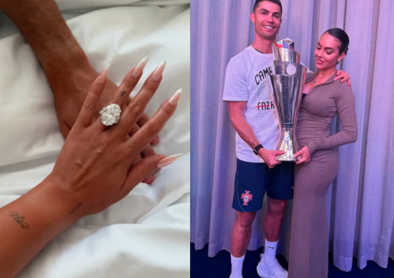 Cristiano Ronaldo Resmi Lamar Kekasihnya dengan Cincin Berlian Besar