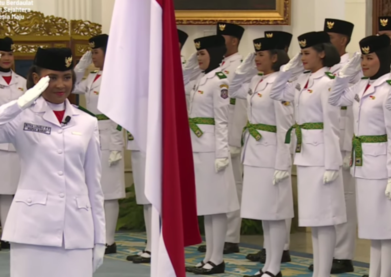 Jelang Bertugas Esok Hari, 76 Paskibraka RI Resmi Dikukuhkan di Istana Negara