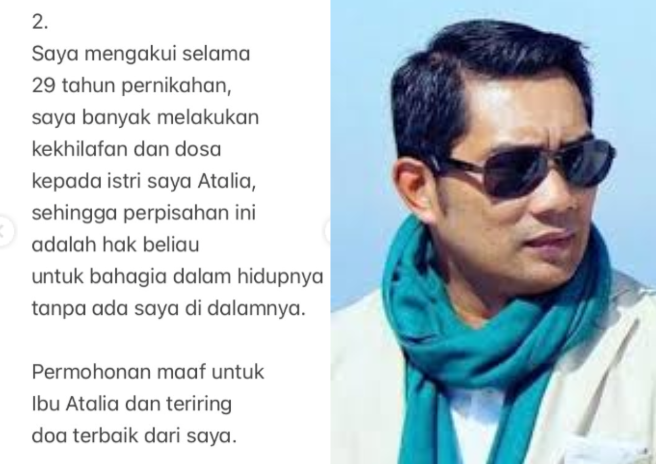 Ridwan Kamil Mengaku Banyak Khilaf Selama Menikah dengan Atalia