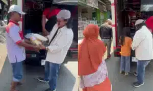 Panggilan Kemanusiaan, Mas Hartono Bagikan Ribuan Sembako untuk MBR