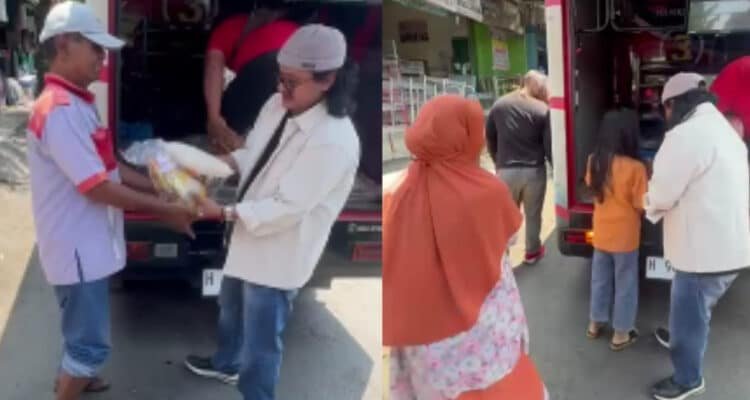 Panggilan Kemanusiaan, Mas Hartono Bagikan Ribuan Sembako untuk MBR