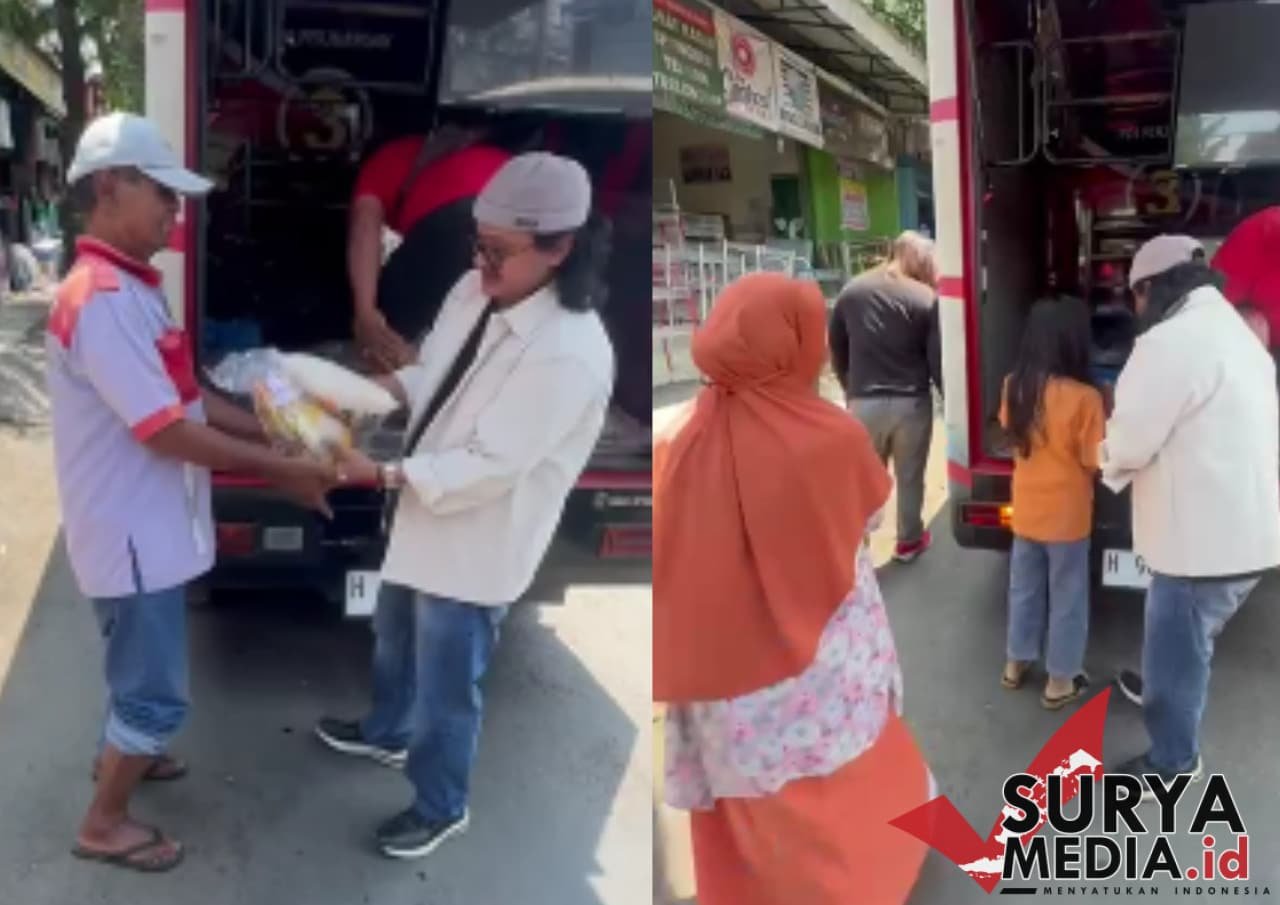Panggilan Kemanusiaan, Mas Hartono Bagikan Ribuan Sembako untuk MBR