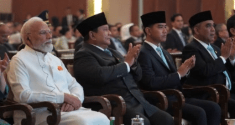 Prabowo saat menghadiri Indian Community Reception di Jakarta