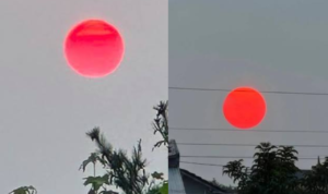 Heboh Matahari Merah di Kota Palangka Raya, Ini Penjelasan BMKG