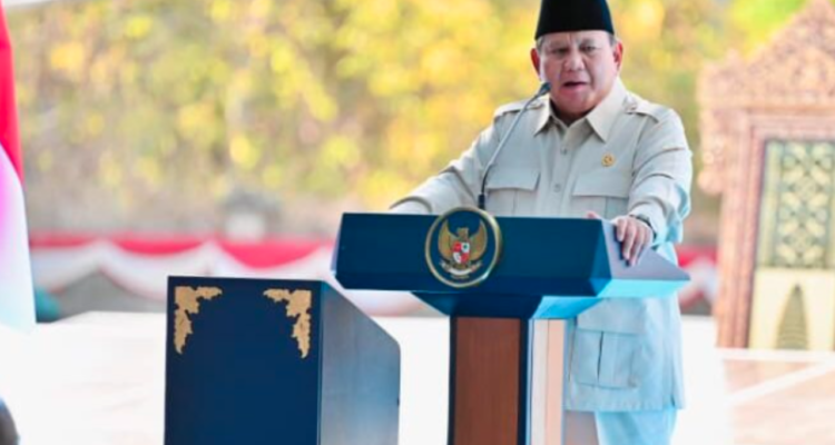 Presiden RI Prabowo Subianto