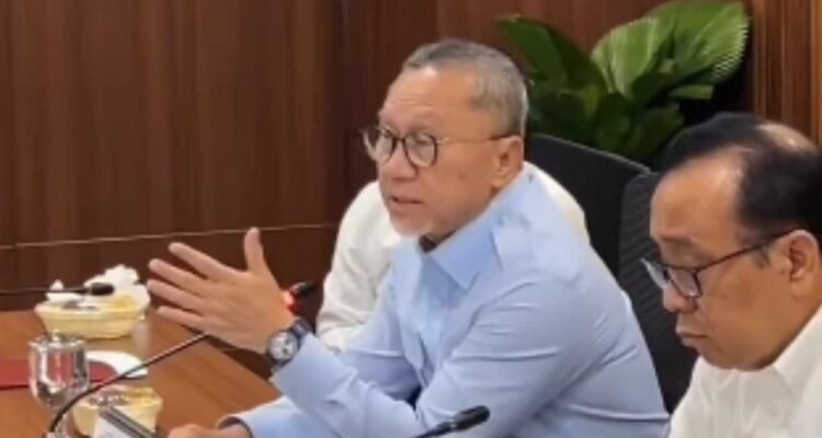 Menteri Koordinator Bidang Pangan Zulkifli Hasan (Zulhas)